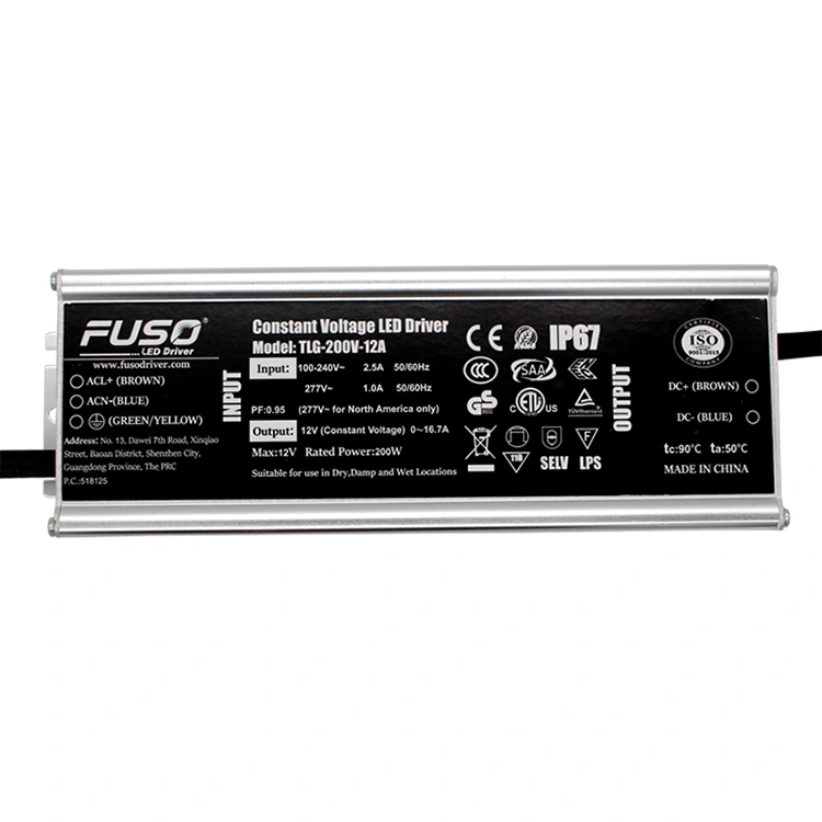 ¿Cómo mejora el rendimiento de la iluminación un controlador LED de voltaje constante de 12 V y 200 W de alto PF?