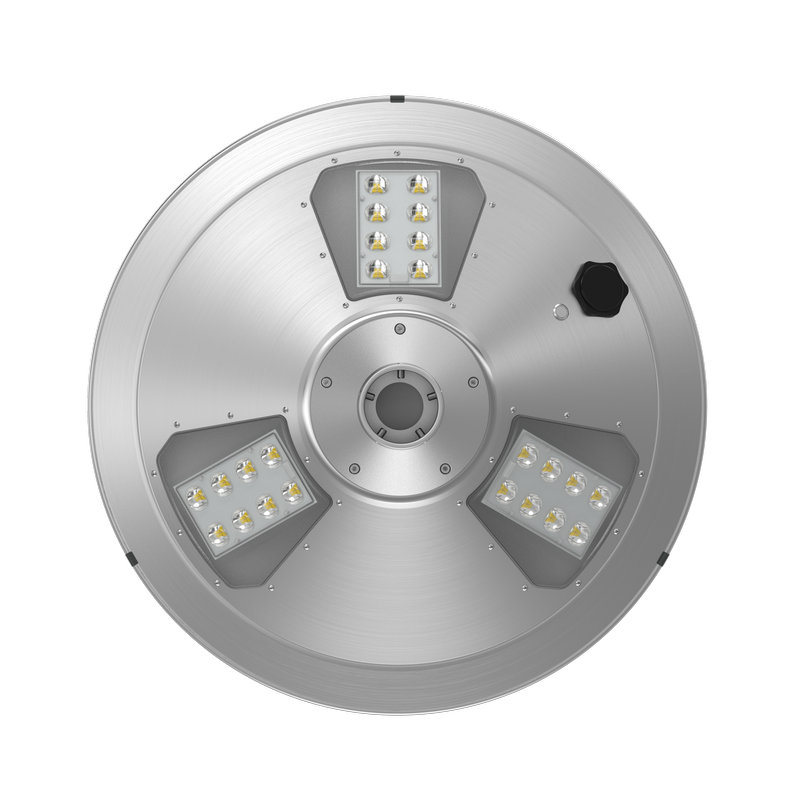 Luz solar de jardín superior de poste de 40 W